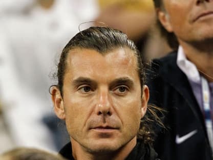 Gemeinsam mit Ehemann Gavin Rossdale sah sie sich das Topspiel zwischen Roger Federer (Schweiz) gegen JÃ¼rgen MÃ¤lzer (Österreich) an