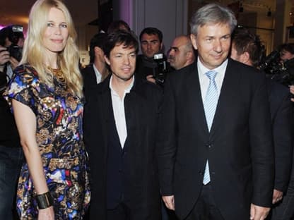 Claudia Schiffer, Nicolas Berggruen und Klaus Wowereit