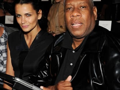 Show-Wechsel: Vogue-Chef André Leon Talley in der ersten Reihe bei "Ruffian"