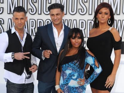 Der Cast der MTV Reality-Serie "Jersey Shore" feierte in Los Angeles mit