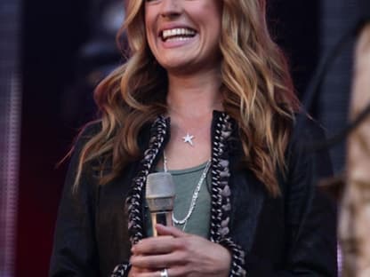 Cat Deeley freute sich über das erfolgreiche Konzert