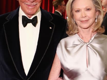 Christopher Plummer (nominiert als bester Nebendarsteller in "Beginners") mit Elaine Taylor