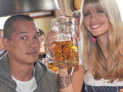 Gesichtet: Topmodel Julia Stegner und ihr Freund, der Fotograf Steven Pan