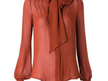 Schluppenbluse aus Chiffon von Mango, ca. 70 Euro