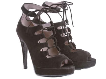 Peep Toes aus Wildleder von Marc Cain, ca. 380 Euro