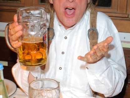 Ein Ostfriese beim Oktoberfest! Komiker Otto durfte natürlich auch nicht fehlen