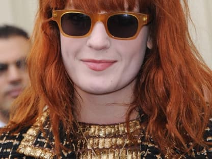 Florence Welch war auch neugierig auf die neuen Ideen von Karl Lagerfeld