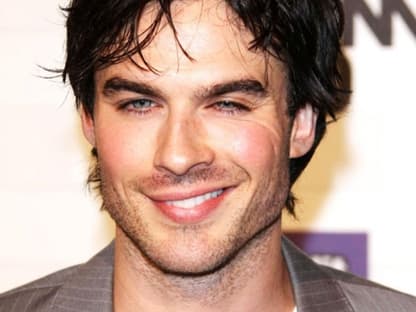 Charmeur: Ian Somerhalder grinst in die Kameras