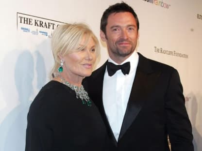 Ungleiches Paar und doch so happy: Hugh Jackman und Deborra-Lee Furness