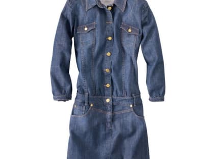 Kleider: Hemd plus Rock im 2-in-1 Look von Bogner Jeans, ca. 200 Euro