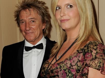 Rod Stewart und Penny Lancaster freuen sich auf Nachwuchs. Ihr Baby Nummer 2 soll im Januar auf die Welt kommen