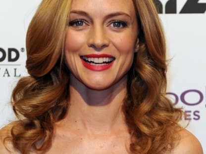 Heather Graham hat immer ein Lächeln auf den Lippen