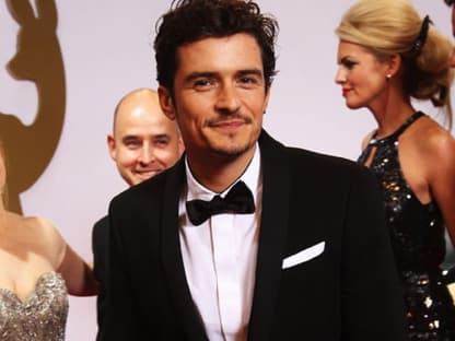 Hollywood-Schnuckel und werdender Vater Orlando Bloom feierte Potsdam leider ohne seine hochschwangere Frau Miranda Kerr