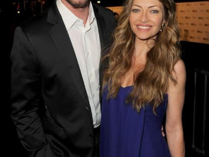 Eric Dane mit seiner Lebensgefährtin Rebecca Gayheart. Die beiden sind erst vor wenigen Monaten Eltern geworden