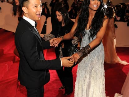 Fashion meets Music: Designer Prabal Gurung mit Sängerin Ciara