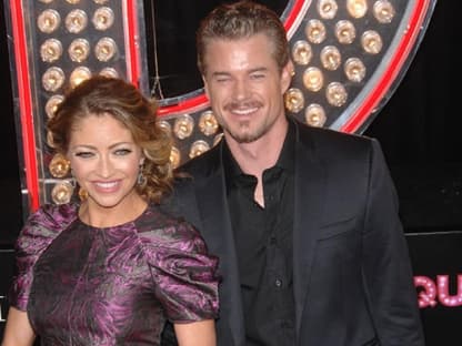 "Mc Sexy" - da ist der Name immer noch Programm: Eric Dane mit seiner Frau Rebecca Gayheart