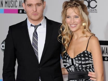 Michael Buble mit seiner hübschen Verlobten Luisana Loreley Lopilato