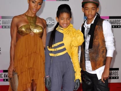 Das coolste Trio auf dem roten Teppich: Jada Pinkett-Smith mit ihren Kids Willow und Jaden