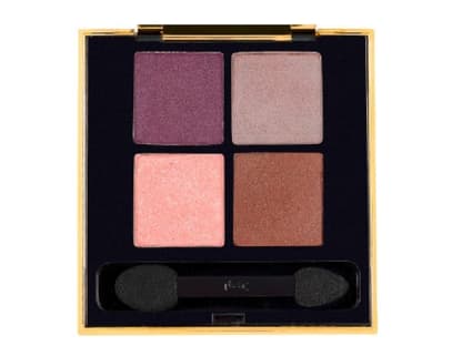 Metallic-Look: Lidschatten Quartett "Fards à Paupiéres 4 Couleurs" von Yves Saint Laurent, ca. 46 Euro