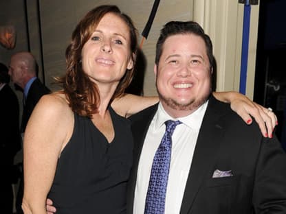 Gratuierte dem Gewinner: Molly Shannon mit Chaz Bono