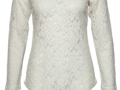 White Lace: Spitzenshirt von Ann-Christine, ca. 15 Euro