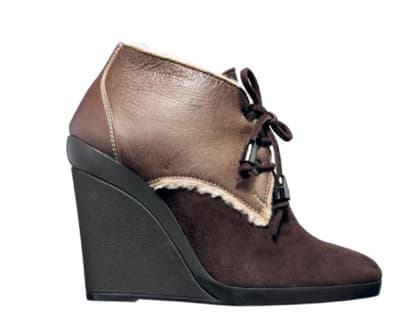 Ankle Boots  mit Fellbesatz von Hogan, ca. 350 Euro