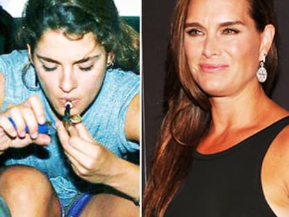 Brooke Shields  Hat sie als Teenie öfter mal einen durchgezogen?