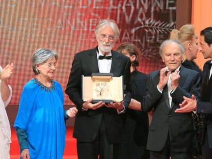 Michael Haneke samt Entourage