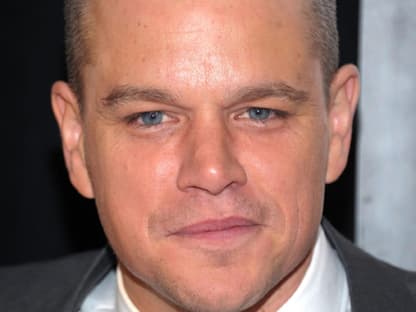 Immer noch ganz kurze Haare: Matt Damon