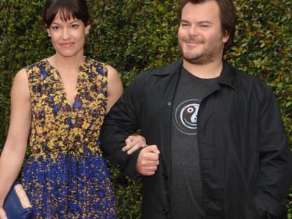 Tanya Haden kommt mit Jack Black zur Premiere