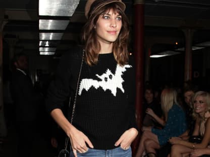 Kleine Fledermaus: Alexa Chung bei der "Issa Fashion Show"