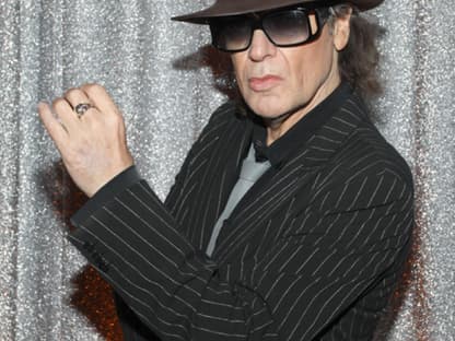 Hamburgs Kult-Figur und Panikrocker Udo Lindenberg poste gewohnt lässig für die Fotografen