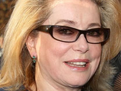 Die französische Schauspielerin Catherine Deneuve freut sich auf die Modewoche 