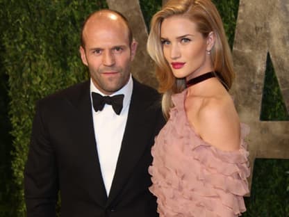 Frauenschwarm Jason Statham mit seiner Freundin und Model Rosie Huntington-Whiteley