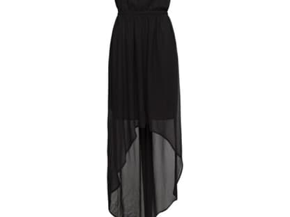 Das asymmetrische One-Shoulder-Dress verleiht jeder Frau den gewissen Amazonen-Look. Kleid von Mango, ca. 40 Euro