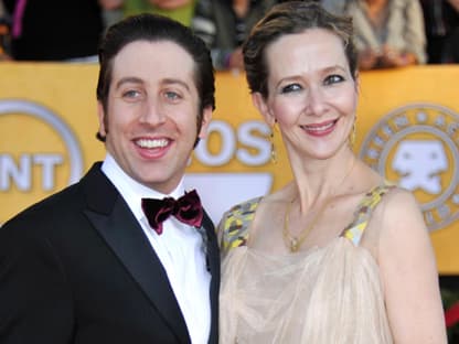 Glückliche werdenden Eltern: Simon Helberg und Jocelyn Towne