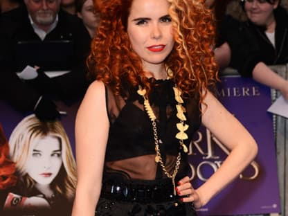 Lockekopf: die britische Sänger-Schauspielerin Paloma Faith