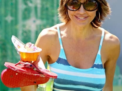 Lisa Rinna ist von dem Picknick für einen guten Zweck ganz begeistert