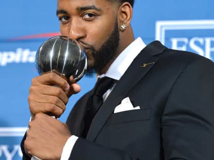 Freute sich über einen Preis: US-Basketballer Christian Watford