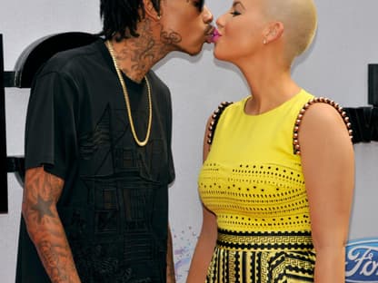 Ebenfalls im Juli haben Rapper Wiz Khalifa und die schöne Amber Rose geheiratet