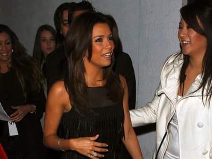 Schauspielerin Eva Longoria feierte Silvester in ihrem eigenen Restaurant "Beso" in Hollywood