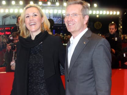 Bundespräsident Christian Wulff und Frau Bettina kamen zur Premiere des Films "'Almanya"