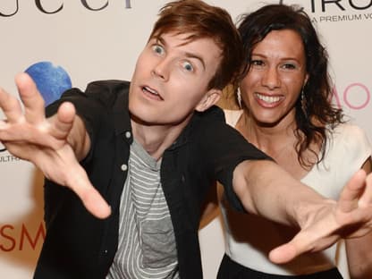 Waren gut drauf: Matt Johnson und Kim Schifino von der Band "Matt & Kim"