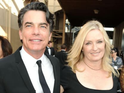 Peter Gallagher, bekannt aus der Serie "O.C. California" und Paula Harwood konnten sich die Ehrung der Hollywood-Größe nicht entgehen lassen