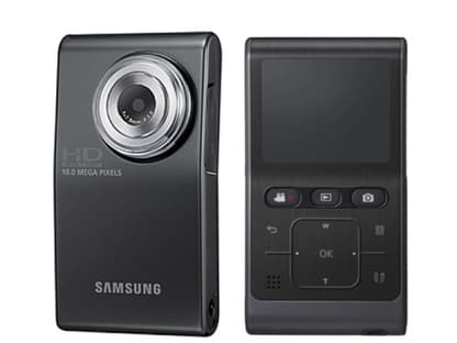 Als Geschenktipp für SIE und IHN gleichermaßen geeignet: Der Samsung Full-HD-Camcorder HMX-U10 mit Youtube- und 10-Megapixel-Fotofunktion im stylischen Candybar-Format, Samsung, ca. 229 Euro 