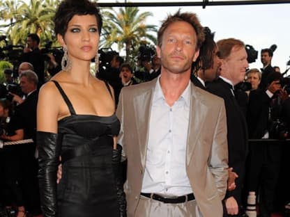 Thomas Kretschmann ist ohne seine "gute Freundin" Shermine Sharivar nach Cannes gekommen