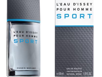 4. „L'Eau d'Issey pour Homme Sport" Pampelmuse, Leder und Zeder vereinen sich in dem Duft von Issey Miyake, EdT 50 ml ca. 53 Euro