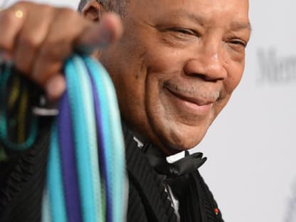 Gut drauf: Musiklegende Quincy Jones