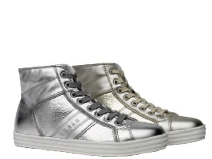 Metallic-Sneaker von Hogan, ca. 230 Euro