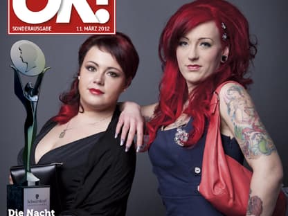 Einmal im Leben das Cover der OK!   zieren! Für die Gäste des „German Hairdressing Award 2012“ wurde dieses   Traum Wirklichkeit. Jeder Gast des Gala-Abends konnte an einem  persönlichen  OK! Fotoshooting teilnehmen - und die tollen Ergebnisse  sehen  Sie hier! Viel Spaß beim Durchklicken!﻿